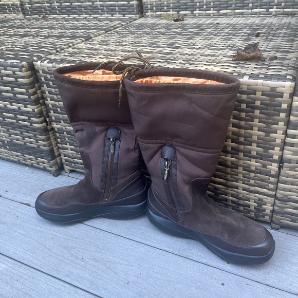 MBT Women's boots winter weather insulated brown rocker bottom 9-9.5 - Picture 14 of 17